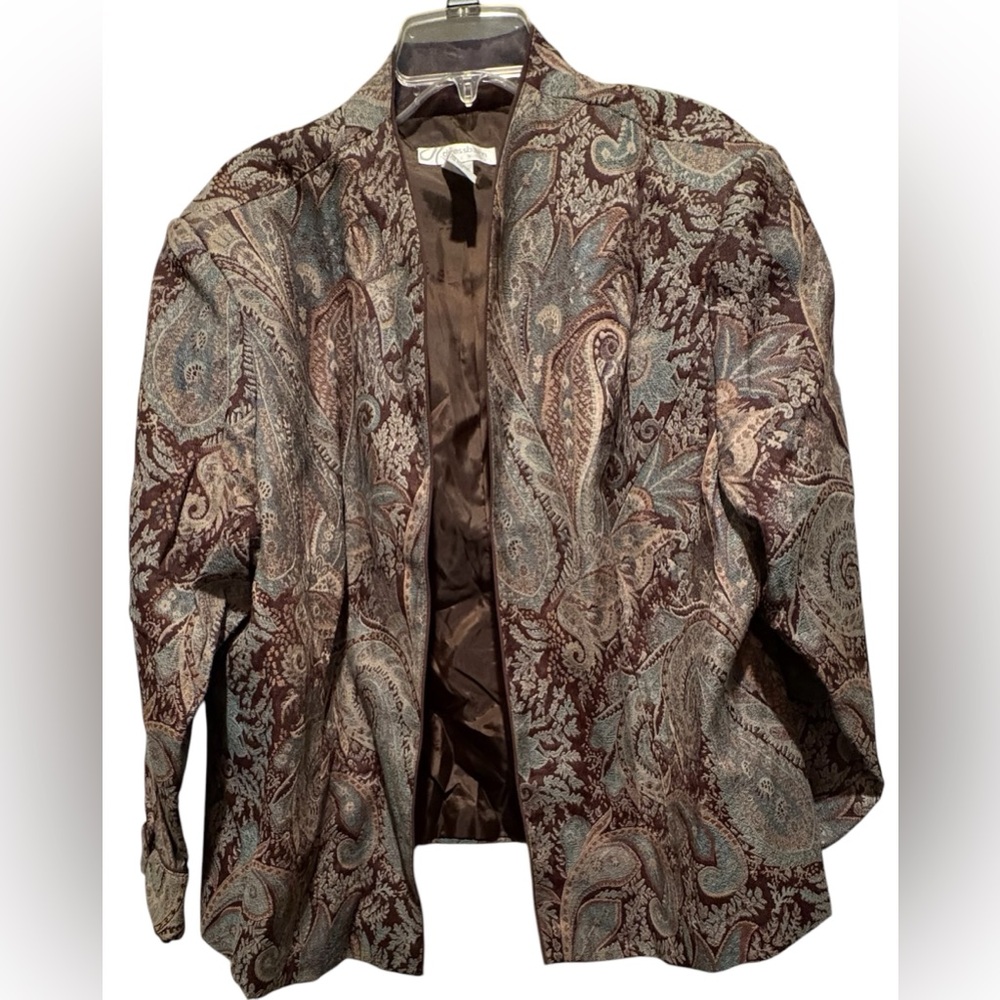 Vintage Jacquard Style Short Jacket